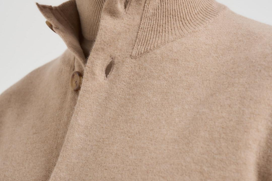 Giacca uomo in maglia cammello AALKTJT1 AA65015210BC LARDINI 