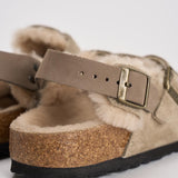Scarpa donna Tokio Shearling taupe 1028349 TAUPE BIRKENSTOCK 