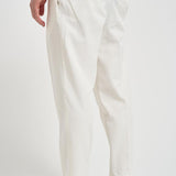 Pantalone uomo doppia pinces bianco BELLOD 300016120 BRIGLIA 