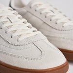 Sneakers uomo in camoscio bianca e verde 809P09753 002 RALPH LAUREN 