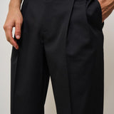 Pantalone uomo dritto nero BP165 PL127BL DROLE DE MONSIEUR 