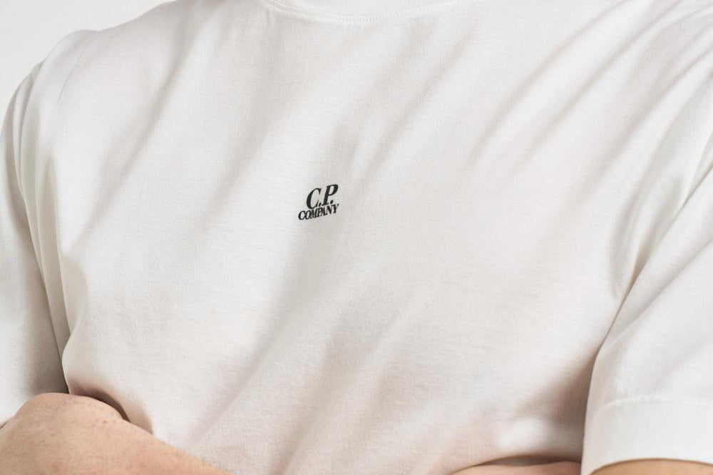 T-shirt uomo girocollo bianca TS114A 103 C.P. COMPANY 