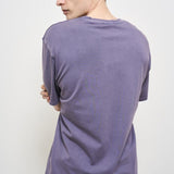 T-shirt uomo girocollo viola LDM101215 365365GREYSTONE LES DEUX 