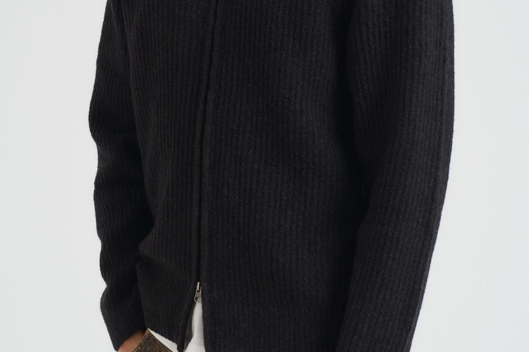 Felpa Sakoji uomo nera M24300021 BLACKMEL SAMSØE SAMSØE 