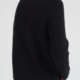 Maglione uomo girocollo a coste lunghe nero MKN015A 00668A999 CP COMPANY 