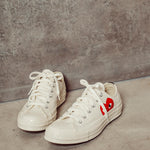 Converse x Comme des Garçons PLAY Sneaker bassa Chuck 70 K111 WHITE COMME DES GARCON PLAY 