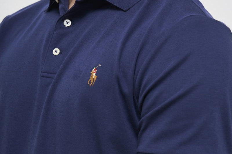 Polo uomo blu 710685514 003 RALPH LAUREN 