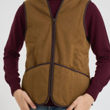 Gilet uomo in pile beige MLI0004 BR31 BARBOUR 