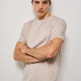 T-shirt uomo beige SH00760 BEIGE ACCADEMIE TESSILI 