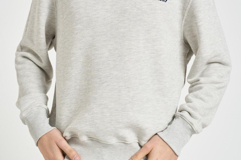 Felpa uomo con cappuccio grigia HOPM 002M AUTRY 