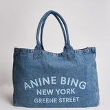 Borsa donna shopping in denim 11857 WHD59SHADOWBLUE ANINE BING 