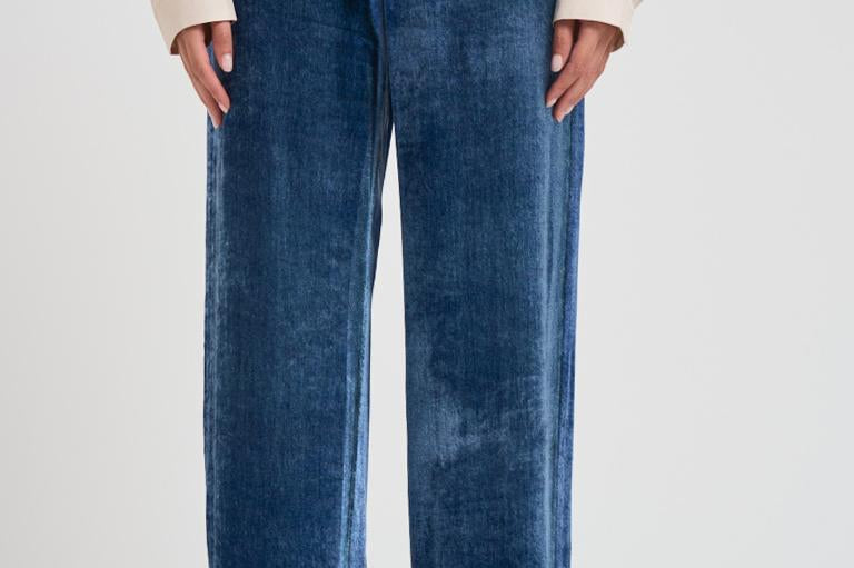Pantalone donna a palazzo Kankam blu 12699 516524 PIERRE-LOUIS MASCIA 