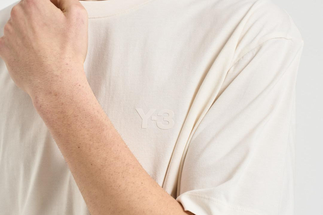 T-shirt uomo girocollo avorio KQ9782 WHITE Y-3 