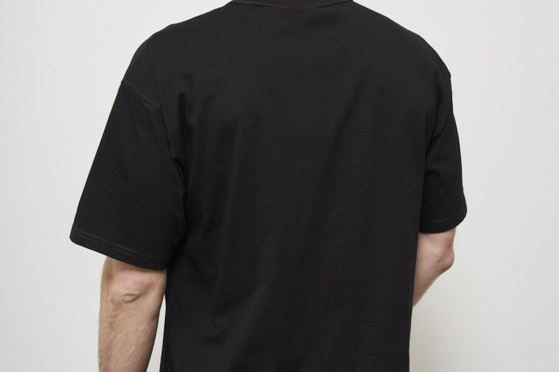 T-shirt uomo nera girocollo A16400 0QIAM9XX DIESEL 