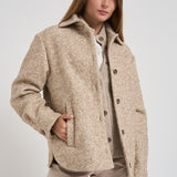 Giacca in lana alpaca bouclé A21026 947 PESERICO 