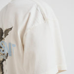 T-shirt uomo bianca con stampe MLM100369 FLATWHITE REPRESENT 