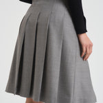 Gonna donna midi Gimmy grigia GIMMY 010 MAX MARA STUDIO 