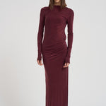 Abito lungo asimmetrico donna T180129A ROUGENOIR THE ANDAMANE 