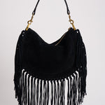 Borsa donna in suede Oskan Soft Small nera BF0066FC C3C14M01BK ISABEL MARANT 