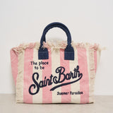 Borsa donna Colette a righe rosa COLETTE 03301H MC2 SAINT BARTH 