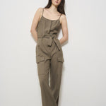 Tuta donna verde CATIA KHAKI IRO 