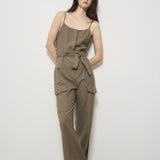 Tuta donna verde CATIA KHAKI IRO 