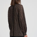 Maglia girocollo svasata in lamé N17 BK01CLS80E3 MISSONI 
