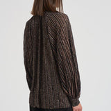 Maglia girocollo svasata in lamé N17 BK01CLS80E3 MISSONI 