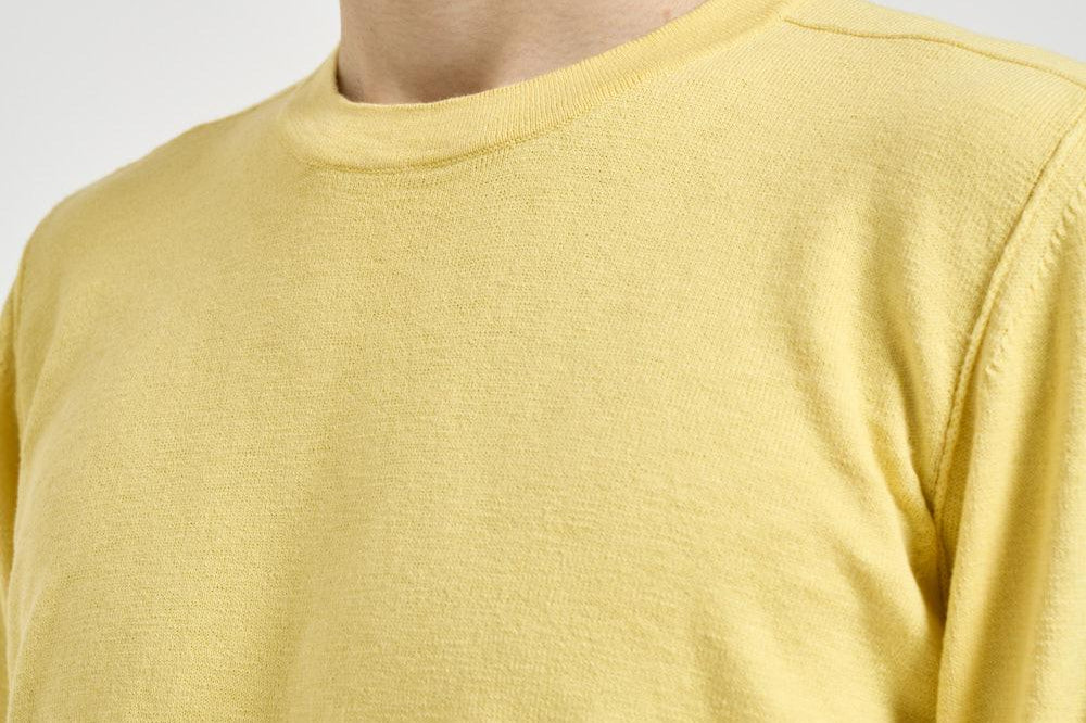 Maglia uomo girocollo gialla 5100052 S00B0V0031 STONE ISLAND 