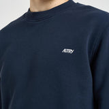 Felpa uomo girocollo blu SWPM 001B AUTRY 