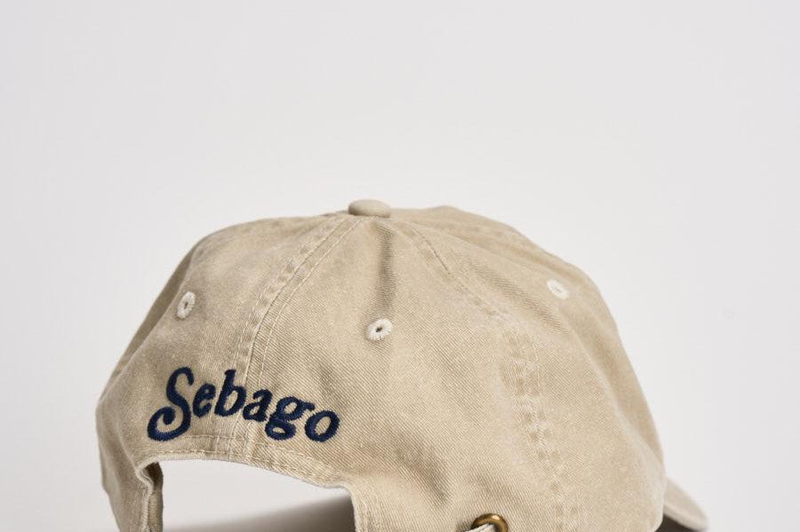 Cappellino uomo beige vintage con ricamo 781233W 024 SEBAGO 