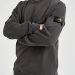 Felpa uomo girocollo grigio antracite 6100034 S0060V0165 STONE ISLAND 