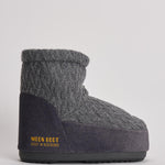 Stivale donna da neve in maglia grigio 1409750 H019GREY MOON BOOT 