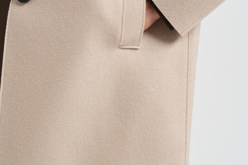 Cappotto donna monopetto panna AE1215 MLK120 HARRIS WHARF LONDON 