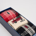 Set 3 calze fantasia natalizia 449P04723 001 RALPH LAUREN 