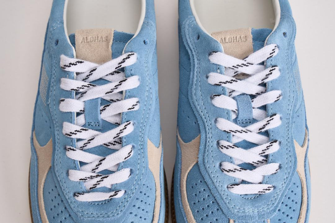 Sneakers donna Tb. 490 azzurro e crema S100471 58 ALOHAS 