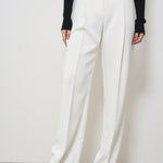 Pantalone donna bianco gamba dritta PA081 360 ELISABETTA FRANCHI 