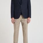 Giacca uomo monopetto blu scuro GL7297MF 293879B SANTANIELLO 