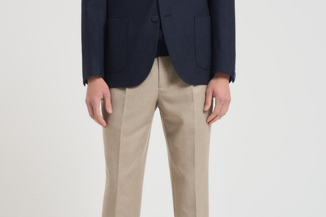 Giacca uomo monopetto blu scuro GL7297MF 293879B SANTANIELLO 