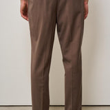 Pantalone uomo carrot fit marrone IRNO 257127 SANTANIELLO 