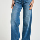 Jeans donna Rerun in denim blu 12488 1230HUF MOTHER 