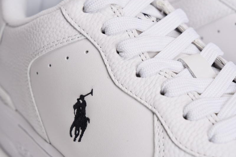 Sneakers uomo Masters Court bianche 809891791 009 RALPH LAUREN 
