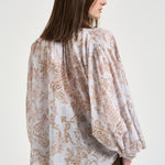 Camicia donna con stampa floreale rosa 14626 2076 FORTE FORTE 