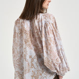 Camicia donna con stampa floreale rosa 14626 2076 FORTE FORTE 