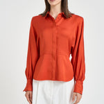Camicia donna arancione UDONIA ORA3326S IRO 