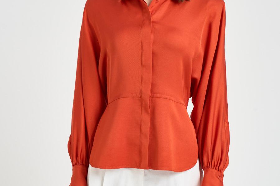 Camicia donna arancione UDONIA ORA3326S IRO 