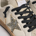 Sneakers donna Ball Star glitter argento GWF00117 F00747212274 GOLDEN GOOSE 