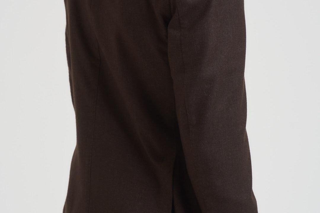 Giacca uomo monopetto marrone GL7297MF 293858F SANTANIELLO 