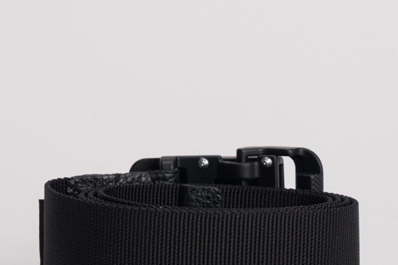 Cintura uomo in nylon nera 9300001 S0073V0029 STONE ISLAND 