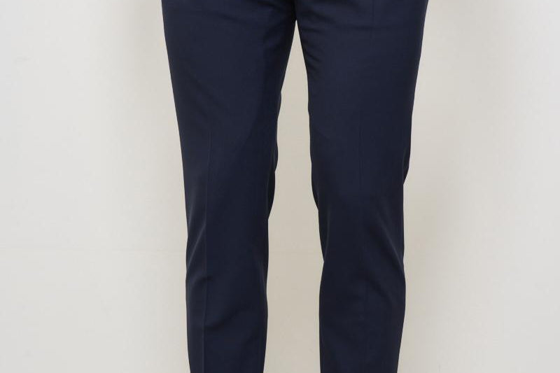 Pantalone uomo con pinces blu RETRO FA1755XROYAL BERWICH 